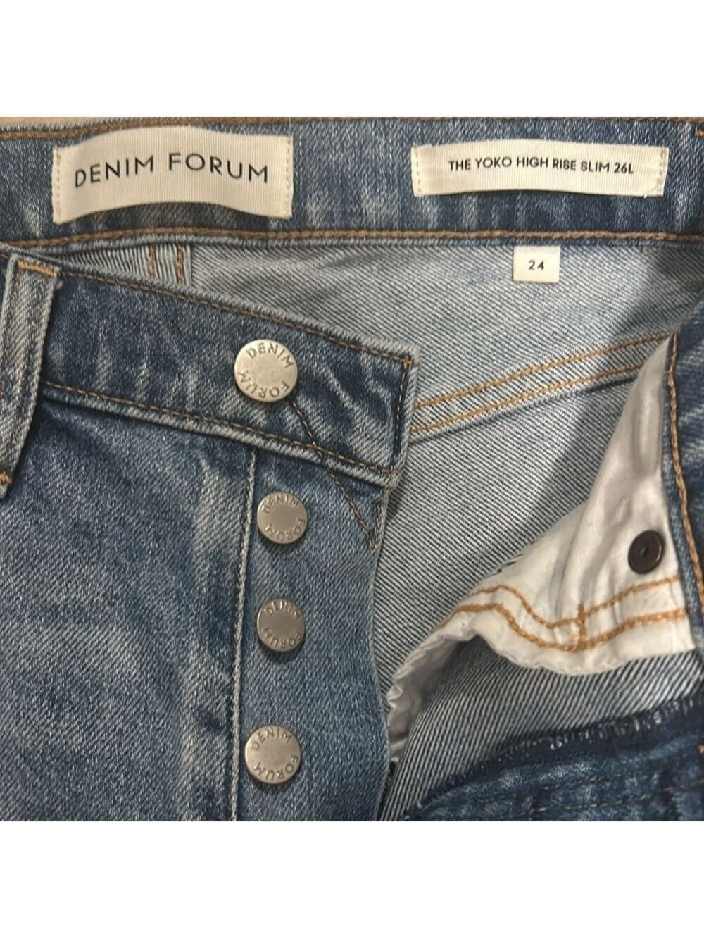 Denim Forum The Yoko High rise slim - Picture 2 of 2